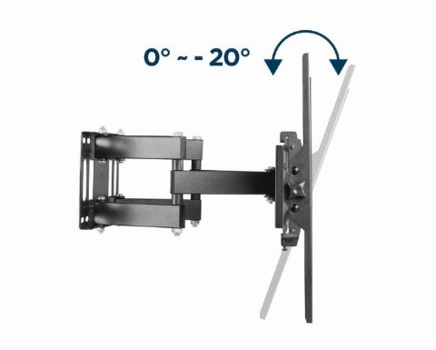 Gembird WM-70ST-01 uchwyt do telewizorów 177,8 cm (70") Czarny