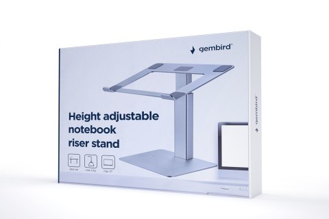 NB ACC RISER STAND ADJUSTABLE/SILVER NBS-D1-02 GEMBIRD