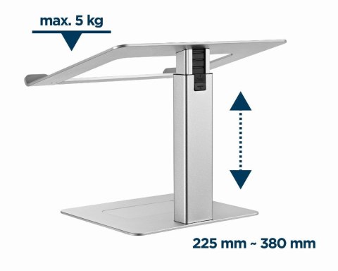 NB ACC RISER STAND ADJUSTABLE/SILVER NBS-D1-02 GEMBIRD