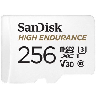 High Endurance microSDXC 256GB V30 z adapterem (rejestratory i monitoring) (WYPRZEDAŻ)