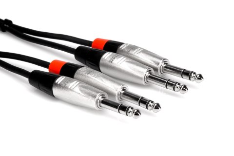 Hosa - Kabel PRO 2 x TRS 6.35mm - 2 x TRS 3m