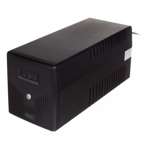 Zasilacz awaryjny UPS Line-Ineractive LED, 1000VA/600W, 2x12V/7Ah, AVR, 4xSCHUKO, USB, RS232, RJ45