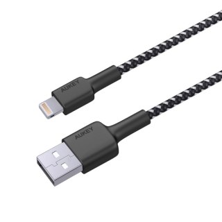 Kabel zasilający AUKEY USB typu A 1.2m. CB-BAL3 Black