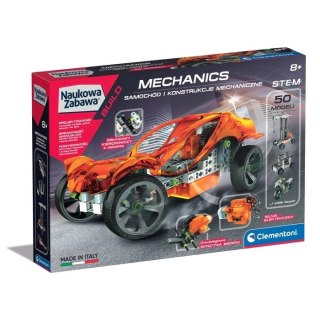 CLEMENTONI NAUKOWA ZABAWA 60595 MECHANICS SAMOCHÓD I KONSTRUKCJE MECHANICZNE