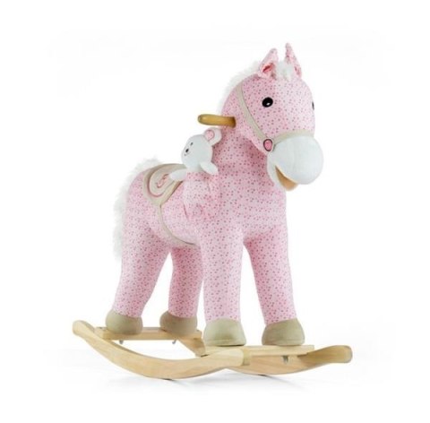 Koń na biegunach Pony pink