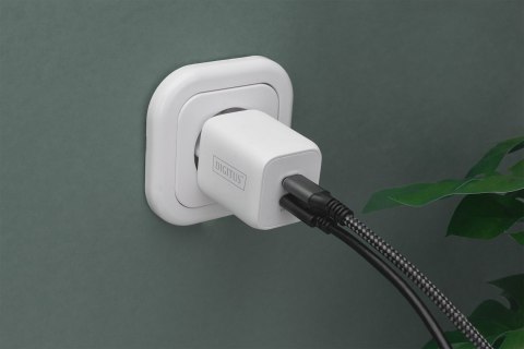 Digitus Ładowarka USB-C, 2-portowa, 65 W GaN