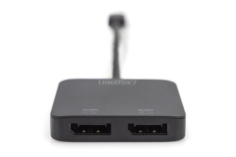 Hub/Koncentrator 2-portowy USB Typ C/2x DisplayPort 4K/60Hz HDR HDCP 2.2 MST