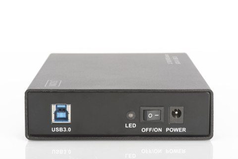 Obudowa USB 3.0 na dysk SSD/HDD 3.5" SATA IIIz zasilaczem, aluminiowa