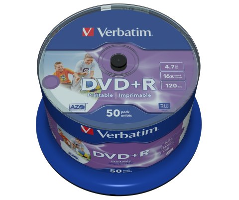 Płyta DVD Verbatim 43512 (4,7GB; 16x; 50szt.; Spindle)