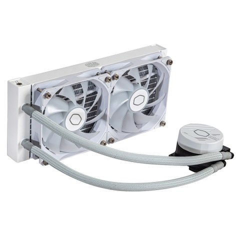 Cooler Master MasterLiquid 240L Core ARGB White Procesor Zestaw do chłodzenia płynami 12 cm Biały