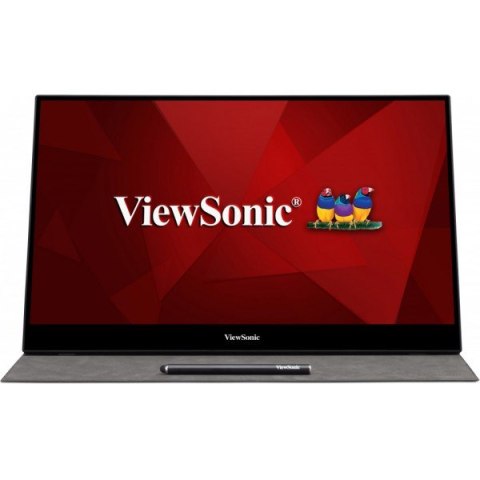 Viewsonic TD1655 monitor komputerowy 39,6 cm (15.6") 1920 x 1080 px Full HD LED Ekran dotykowy Przeznaczony dla wielu użytkownik