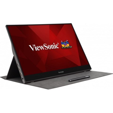 Viewsonic TD1655 monitor komputerowy 39,6 cm (15.6") 1920 x 1080 px Full HD LED Ekran dotykowy Przeznaczony dla wielu użytkownik