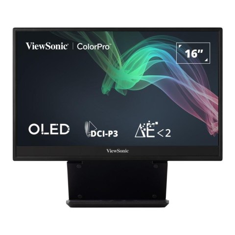 Viewsonic VP Series VP16-OLED monitor komputerowy 40,6 cm (16") 1920 x 1080 px Full HD Czarny