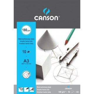 Blok techniczny A3 10k biały 190g. 100554887 CANSON