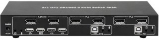 PRZEŁĄCZNIK KVM 2/1 DP USB