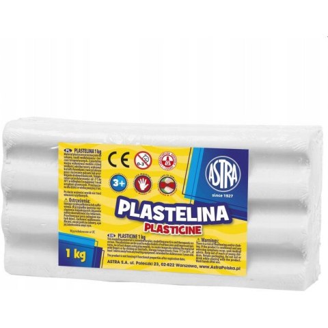 Plastelina Astra 1 kg biała 303111001 ASTRA