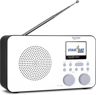 Radiobudzik TECHNISAT Viola 2 C IR Biało-czarny