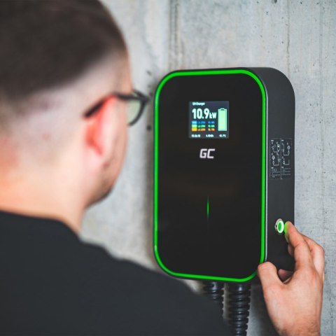 Ładowarka wallbox Green Cell EV PowerBox 22kW z kablem