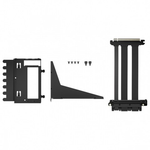 Pionowy wspornik FLEX 2 PCIe 4.0 Czarny