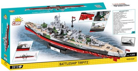 Klocki Historical Collection Battleship Tirpitz 2810 elementów