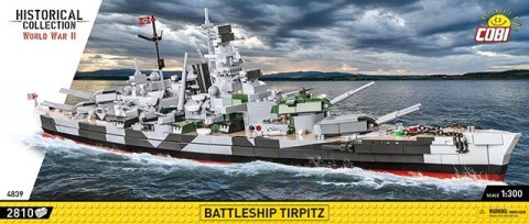 Klocki Historical Collection Battleship Tirpitz 2810 elementów