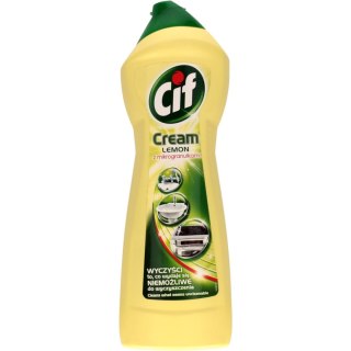 Mleczko czyszczące CIF 750ml Lemon z mikrokryształkami