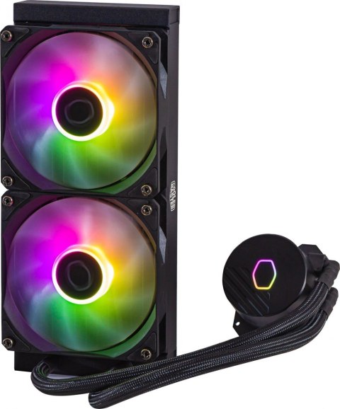 COOLER MASTER CHŁODZENIE WODNE CPU MASTERLIQUID 240L CORE ARGB MLW-D24M-A18PZ-R1