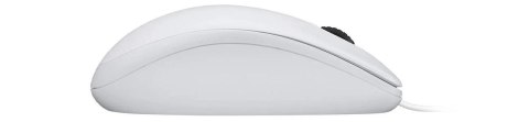 Mysz przewodowa LOGITECH B100 USB biała 910-003360