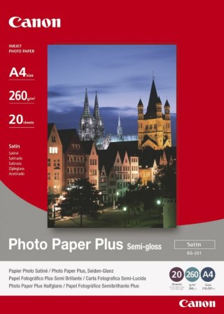 Papier CANON Photo Paper Plus Semi-gloss 260g A4 SG-201 1686B021