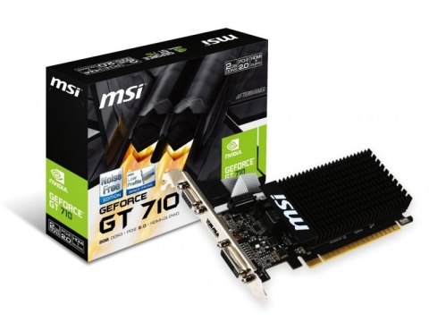 Karta graficzna MSI GeForce GT 710 2 GB DDR3 (GT 710 2GD3H LP X 5)