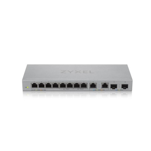 Przełącznik 12-Port Gigabit Unmanaged Switch with 8-Port 1G + 2-Port 2.5G + 2-Port SFP+ XGS1010-12-ZZ0102