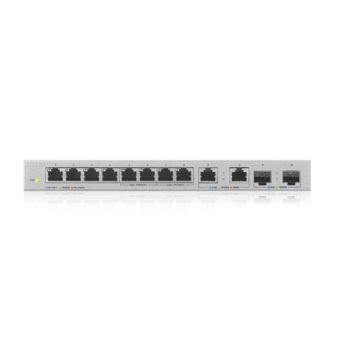 Przełącznik 12-Port Gigabit Unmanaged Switch with 8-Port 1G + 2-Port 2.5G + 2-Port SFP+ XGS1010-12-ZZ0102