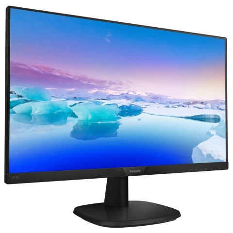 Monitor Philips 243V7QJABF/00 (23,8"; IPS/PLS; FullHD 1920x1080; DisplayPort, HDMI, VGA; kolor czarny)