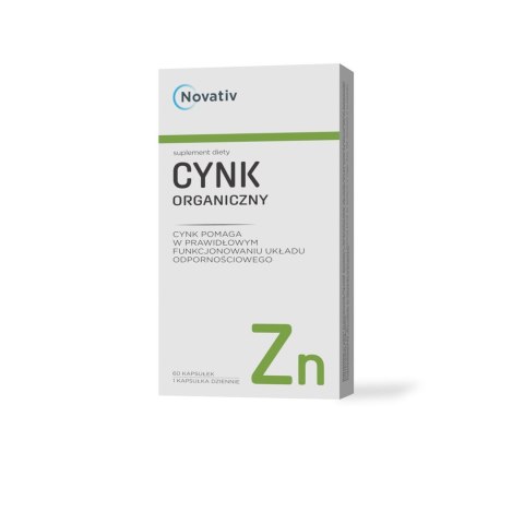 Novativ Cynk organiczny 60 kaps.