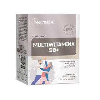 Novativ Multiwitamina 50+ 60 tabletek powlekanych