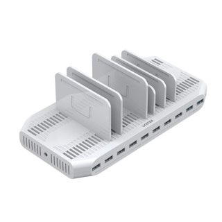 UNITEK STACJA ŁADUJĄCA 10XUSB 2.4A 60W BIAŁA