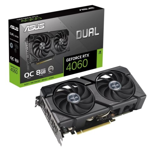 Karta graficzna ASUS GeForce RTX 4060 EVO OC 8GB GDDR6 (DUAL-RTX4060-O8G-EVO)