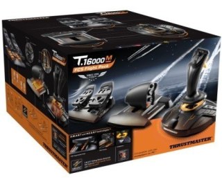 Joystick Zestaw T.16000M PC FLIGHT PACK