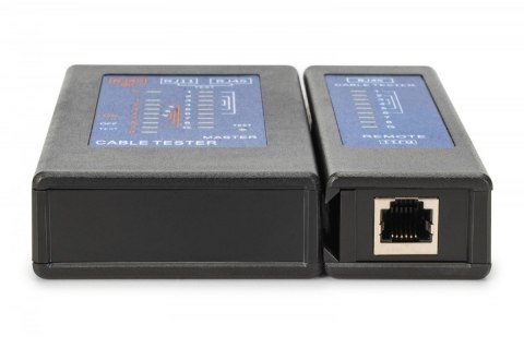 Tester kabli sieciowych i komunikacyjnych LED, kat.5e-kat.6A, (RJ45, RJ12, RJ11), Auto-Scan z PoE