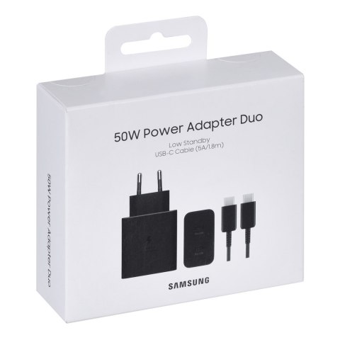 Samsung 50W Power Adapter Duo, Black