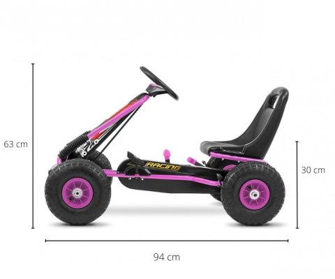 Gokart na pedały Thor Pink