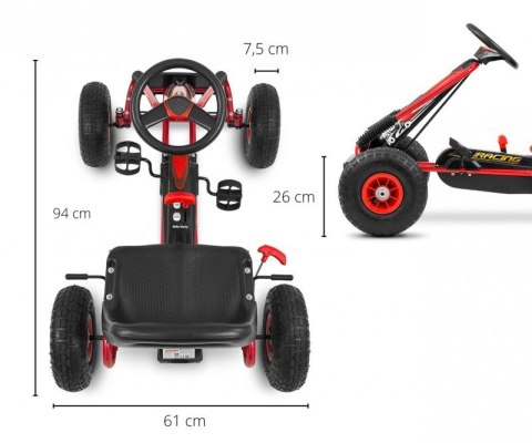 Gokart na pedały Thor Red