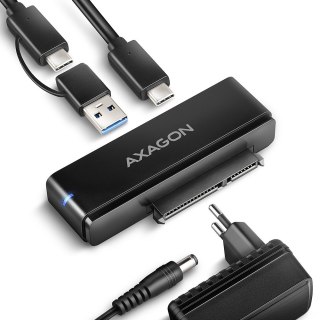 ADSA-FPX Adapter USB-C 10Gbps SATA 6G 2.5"/3.5" SSD/HDD FASTPORT X, w tym zasilacz, 60cm USB-C/USB-A kabel