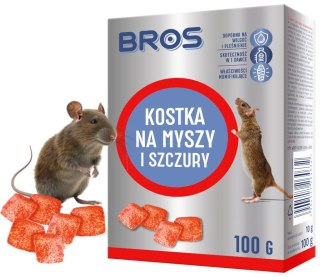 BROS - kostka na myszy i szczury 100g