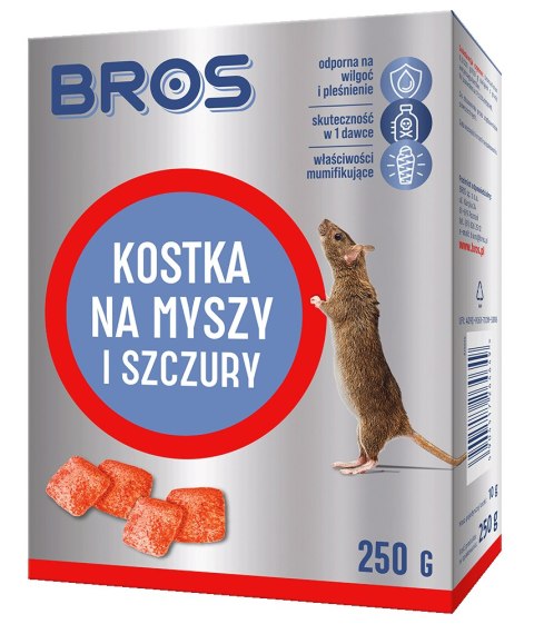 BROS - kostka na myszy i szczury 250g