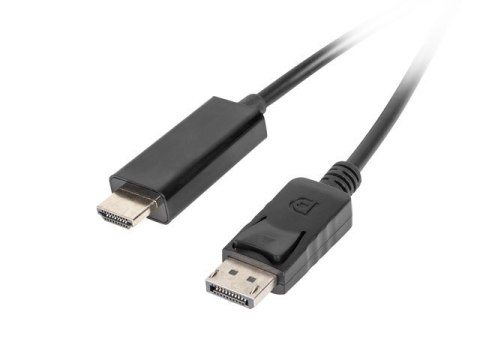 Kabel Lanberg CA-DPHD-10CC-0010-BK (DisplayPort M - HDMI M; 1m; kolor czarny)