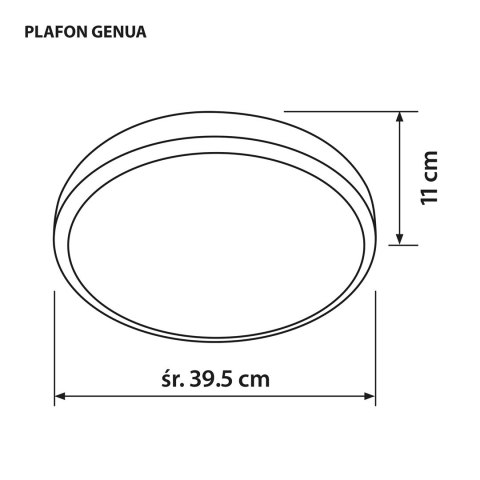 Plafon Activejet AJE-GENUA 3xE27 (WYPRZEDAŻ)