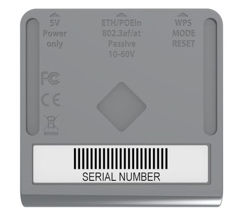 Router WiFi 4 Mikrotik mAP lite (RBmAPL-2nD) 2,4GHz(2x2) 1p