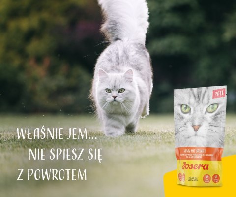 JOSERA Pate kurczak ze szpinakiem - mokra karma dla kota - 85 g