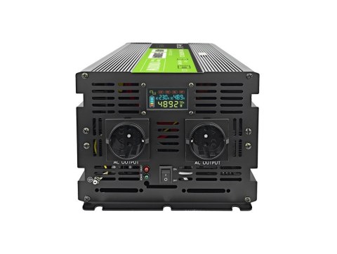 GREEN CELL PRZETWORNICA LCD 48V/230V 5000W/10000W CZYSTY SINUS INVGC48P5000LCD